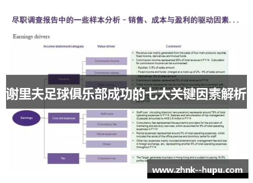 谢里夫足球俱乐部成功的七大关键因素解析